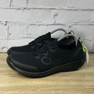 OOFOS OOmg Sport LS Low Men's Size 11 Black Lace Up Comfort Recovery Shoes NWT
